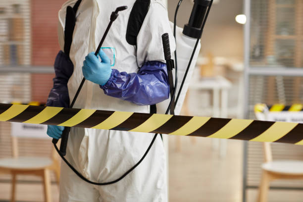 Professional Biohazard Cleanup technician working in Mirror Lake, NH